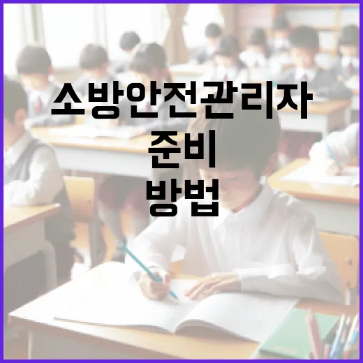 소방안전관리자 되는 방법, 준비부터 시작해요! - 요약