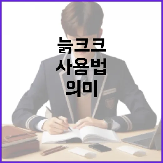 '늙크크'의 진짜 의미와 사용법 - 요약