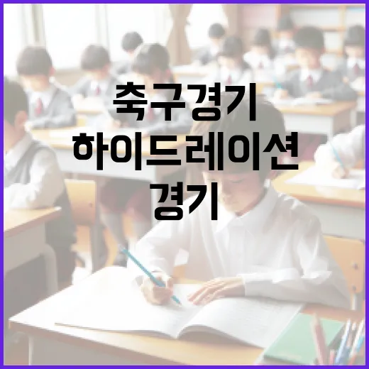 축구 경기 중 하이드레이션, 제대로 아는 방법 - 요약