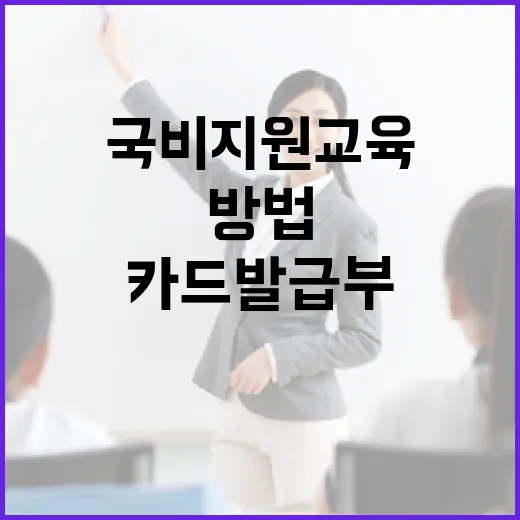 국비지원교육 제대로 고르는 방법: 카드 발급부터 수강 전 체크까지 - 요약