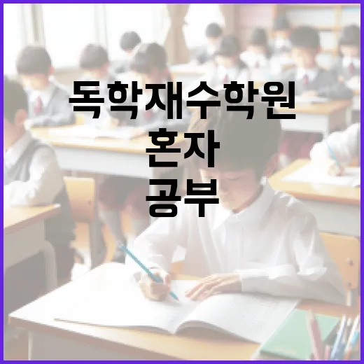 독학재수학원 제대로 고르는 방법: 혼자 공부가 흔들리는 학생을 위한 기준 - 요약