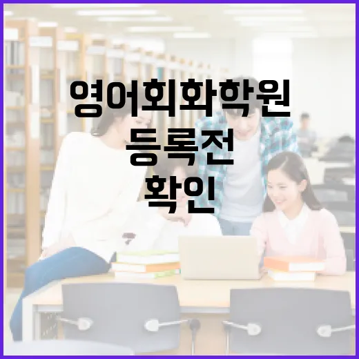영어회화학원 고르는 방법, 초보자가 등록 전 꼭 확인할 5가지 - 요약