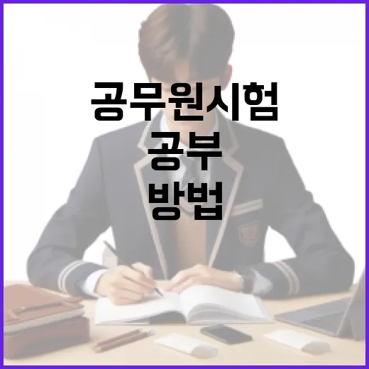공무원시험 초보자가 공부 흐름을 무너뜨리지 않는 방법 - 요약