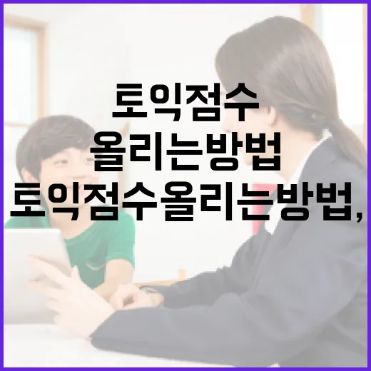 토익 점수 올리는 방법, 초보자는 공부 순서를 이렇게 잡으면 덜 흔들립니다 - 요약