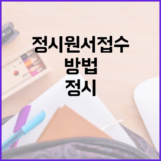 정시원서접수 실수 줄이는 방법, 초보자는 이렇게 준비하세요 - 요약