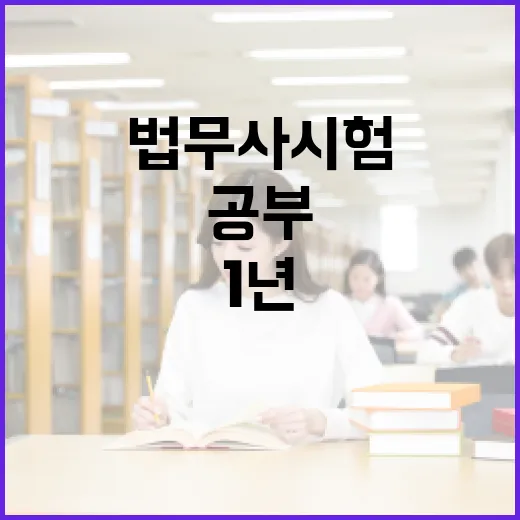 법무사시험 초보자가 1년을 버티는 공부 시스템 만드는 방법 - 요약