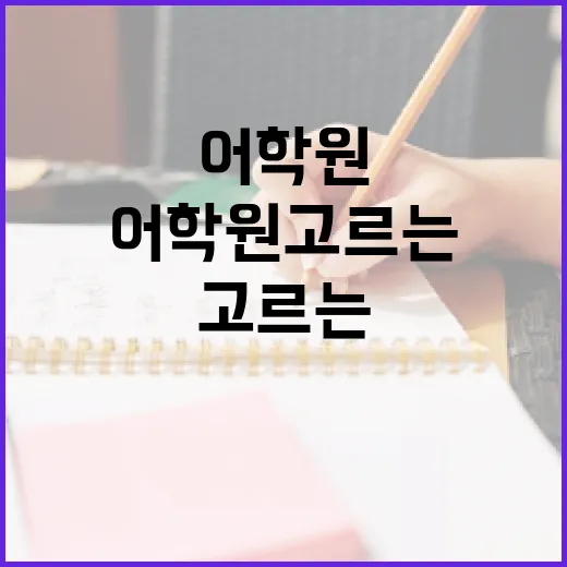 어학원 고르는 방법, 등록 전에 확인하면 덜 후회합니다 - 요약