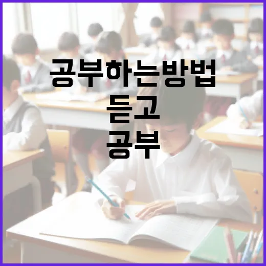 강의만 듣고 끝나지 않게 공부하는 방법 - 요약