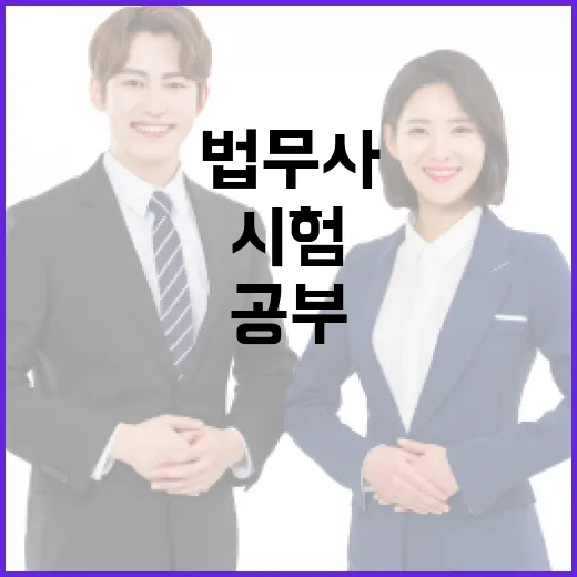 법무사시험 처음 준비하는 사람이 공부 흐름 잡는 방법 - 요약