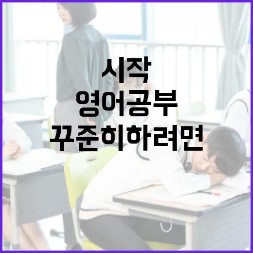 영어공부 꾸준히 하려면 이렇게 시작하세요 - 요약