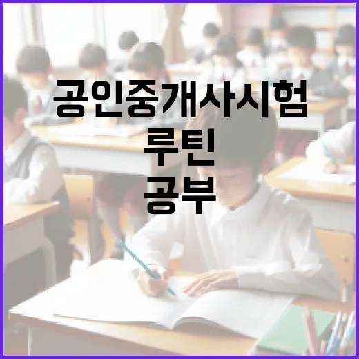 공인중개사시험 초보자가 6개월 공부 루틴 만드는 방법 - 요약