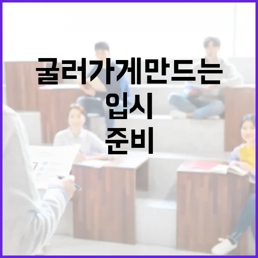 입시 준비를 꾸준히 굴러가게 만드는 방법 - 요약