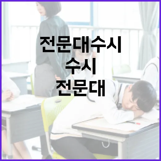 전문대수시 준비하는 방법, 성적보다 먼저 봐야 할 5가지 - 요약