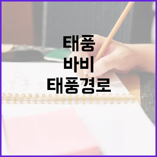 바비 태풍 경로를 시험 자료처럼 읽는 방법 - 요약