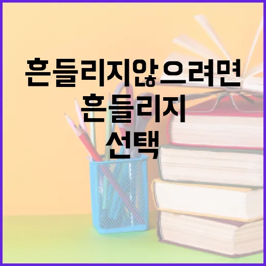 고등교육 선택으로 흔들리지 않으려면 이렇게 계획하세요 - 요약