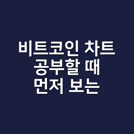 비트코인 차트 공부할 때 먼저 보는 5가지 숫자 - 요약