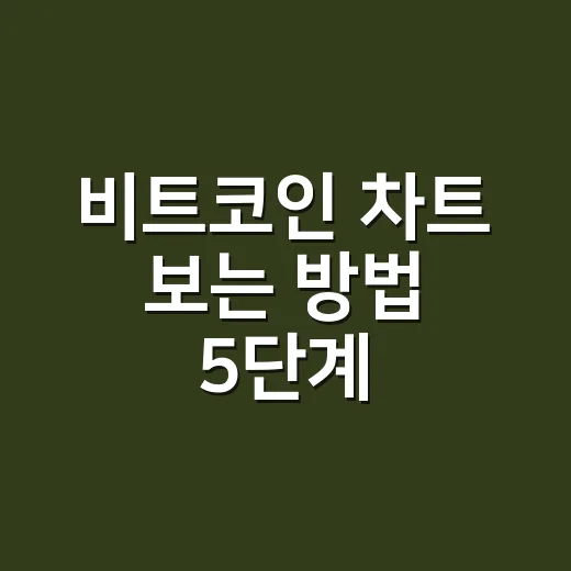 비트코인 차트 보는 방법 5단계: 초보가 먼저 봐야 할 가격·거래량·수급 신호 - 요약