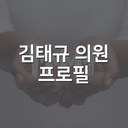 김태규 의원 프로필, 왜 방송통신·선거제도 이슈와 함께 거론될까요? - 요약
