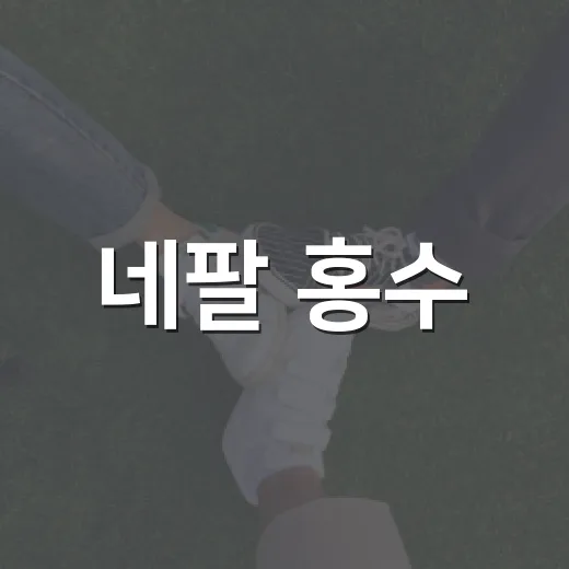 네팔 홍수, 먼 나라 재난처럼만 봐도 될까요?