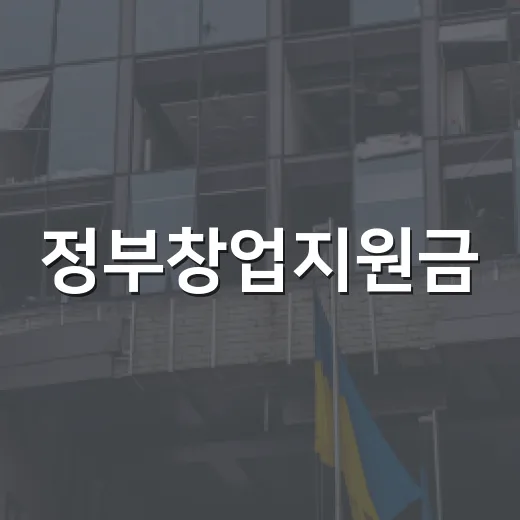 정부창업지원금, 신청하면 정말 내 사업에 바로 도움이 될까요? - 요약