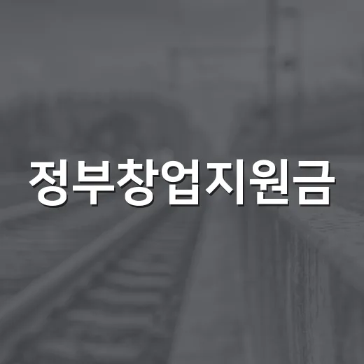 정부창업지원금, 내 사업 단계에 맞게 고르고 계신가요? - 요약