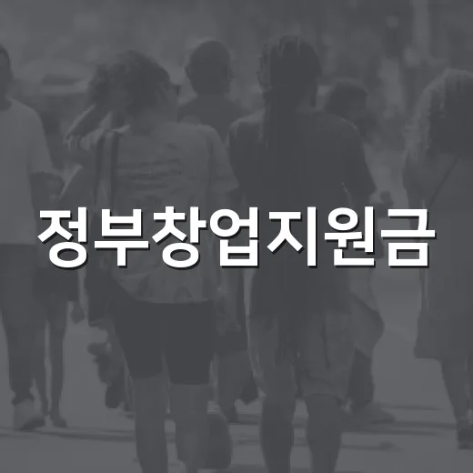 정부창업지원금, 내 사업 준비에 실제로 얼마나 도움이 될까요? - 요약