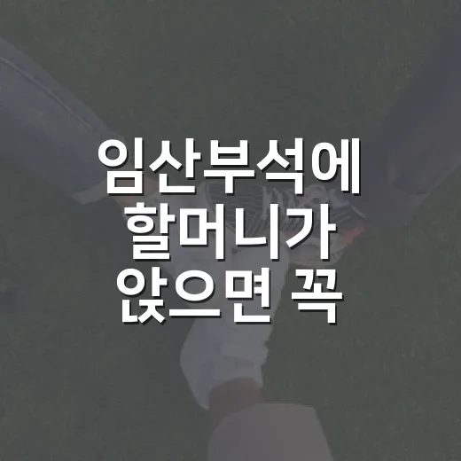임산부석에 할머니가 앉으면 꼭 비워야 할까요? - 요약