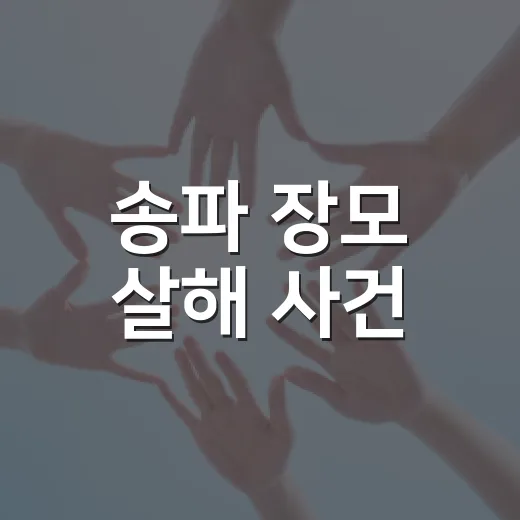 송파 장모 살해 사건, 가정폭력 보호조치는 왜 막지 못했을까요? - 요약