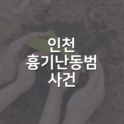 인천 흉기난동범 사건, 우리 일상엔 뭐가 달라질까요? - 요약
