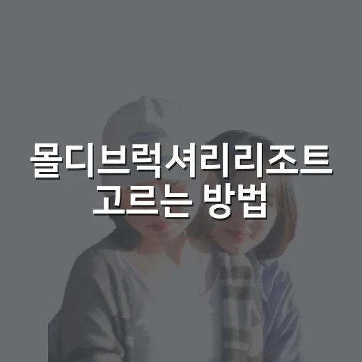 몰디브럭셔리리조트 고르는 방법, 예산부터 이동까지 이렇게 잡으면 편해요 - 요약