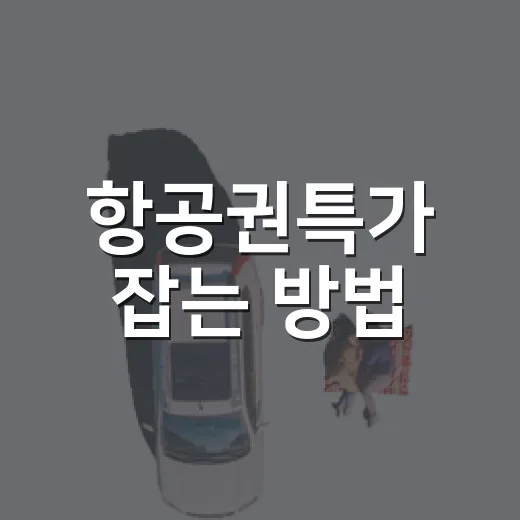 항공권특가 잡는 방법, 초보자도 놓치지 않으려면 이렇게 - 요약