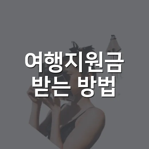 여행지원금 받는 방법, 숙박·교통비 줄이려면 이렇게 챙기기 - 요약