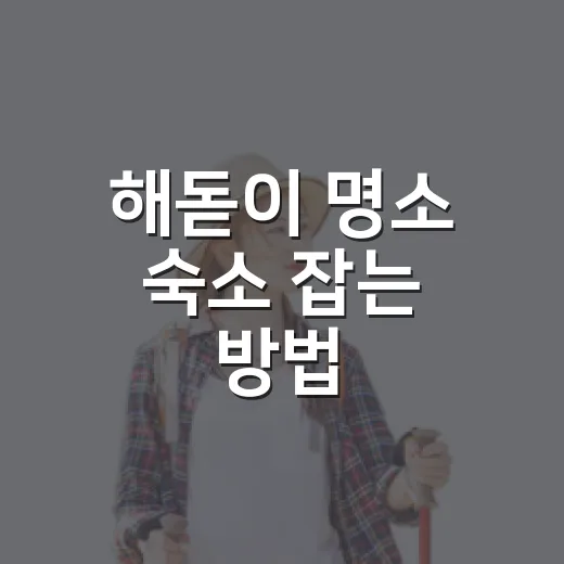 해돋이 명소 숙소 잡는 방법, 새벽 고생 줄이려면 이렇게 고르세요 - 요약