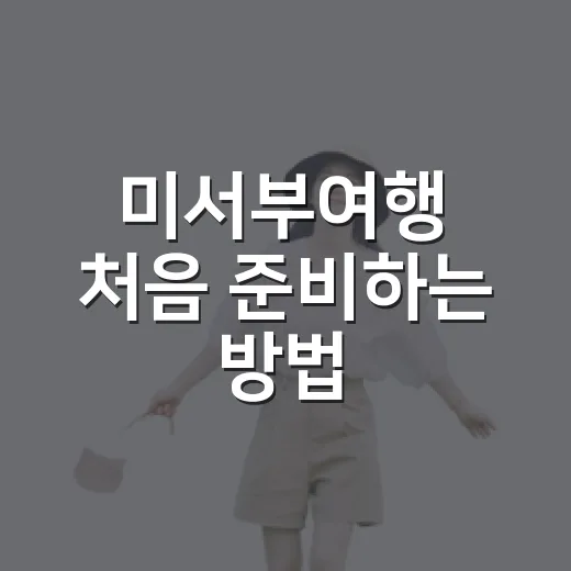 미서부여행 처음 준비하는 방법, 동선부터 비용까지 이렇게 잡으면 편해요 - 요약