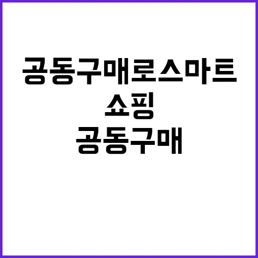 공동구매로 스마트하게 쇼핑하는 방법