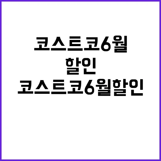 코스트코 6월 할인 제대로 활용하는 방법 - 요약