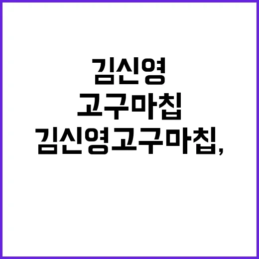 김신영 고구마칩, 이렇게 만들어보세요! - 요약