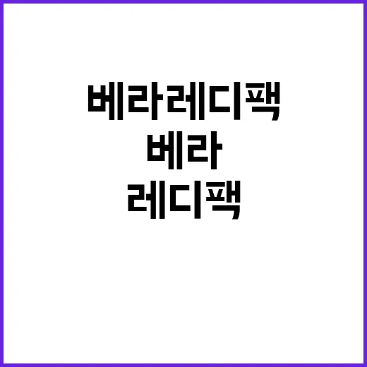 베라 레디팩 활용법: 이젠 아이스크림도 스마트하게! - 요약