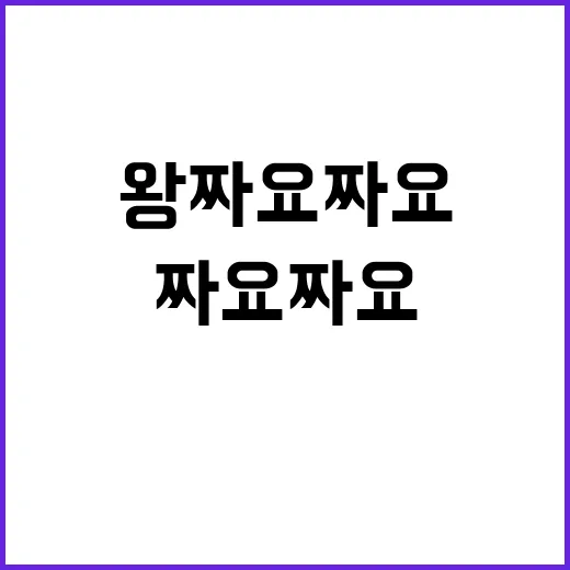 왕짜요짜요의 매력: 새로운 맛의 세계로 - 요약