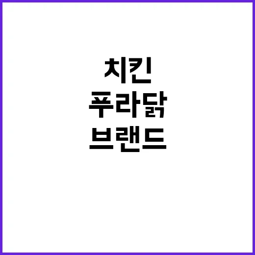 푸라닭과 마마치를 같이 검색해봤더니, 치킨 브랜드의 약속이 보였다 - 요약