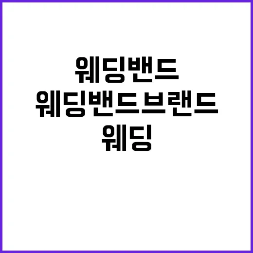 웨딩밴드브랜드를 고르다 보니 보인, 사랑보다 더 비싼 약속의 이야기 - 요약