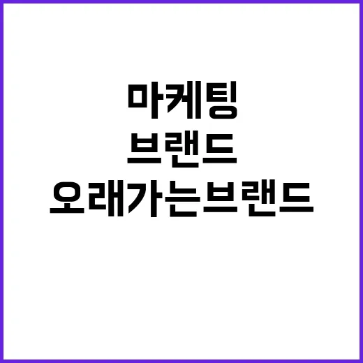 마케팅을 12년 해봤더니, 오래가는 브랜드는 약속을 먼저 팔더라 - 요약
