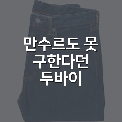 만수르도 못 구한다던 두바이 쫀득쿠키, 왜 줄까지 섰을까 - 요약