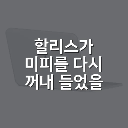 할리스가 미피를 다시 꺼내 들었을 때, 매장에서 보인 진짜 이야기 - 요약