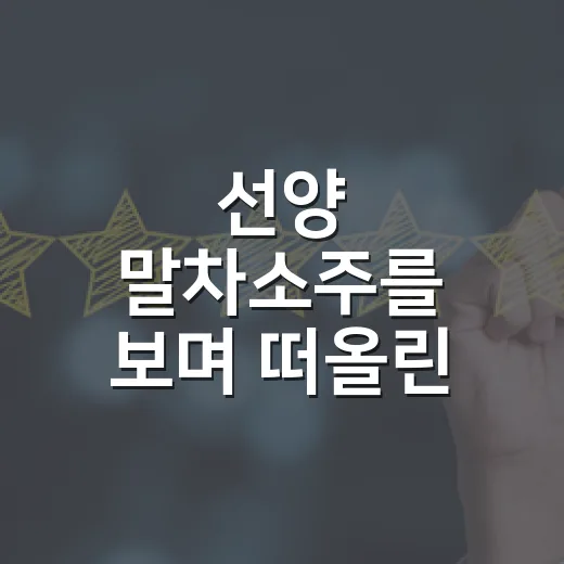 선양 말차소주를 보며 떠올린, 요즘 소주 브랜드가 살아남는 방식 - 요약
