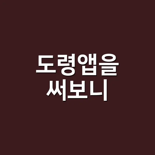 도령앱을 써보니, 사주보다 더 흥미로운 건 브랜드의 약속이었다 - 요약