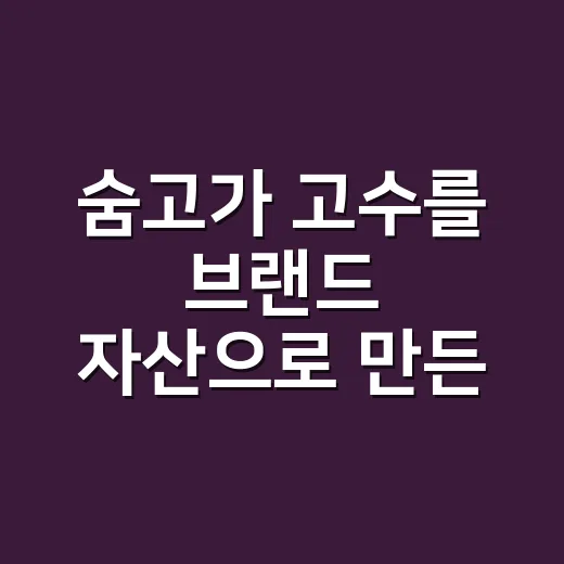 숨고가 ‘고수’를 브랜드 자산으로 만든 진짜 이야기 - 요약