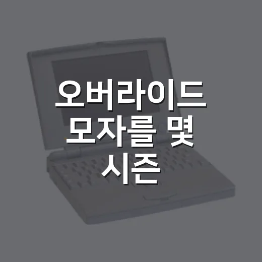 오버라이드 모자를 몇 시즌 지켜봤더니 보인 ‘튀지 않는 브랜드’의 진짜 힘