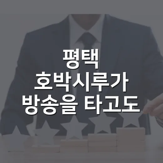 평택 호박시루가 방송을 타고도 촌스러움을 버리지 않은 진짜 이야기 - 요약
