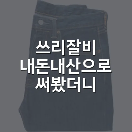 쓰리잘비 내돈내산으로 써봤더니, 이 브랜드가 판 건 빗자루가 아니었다 - 요약